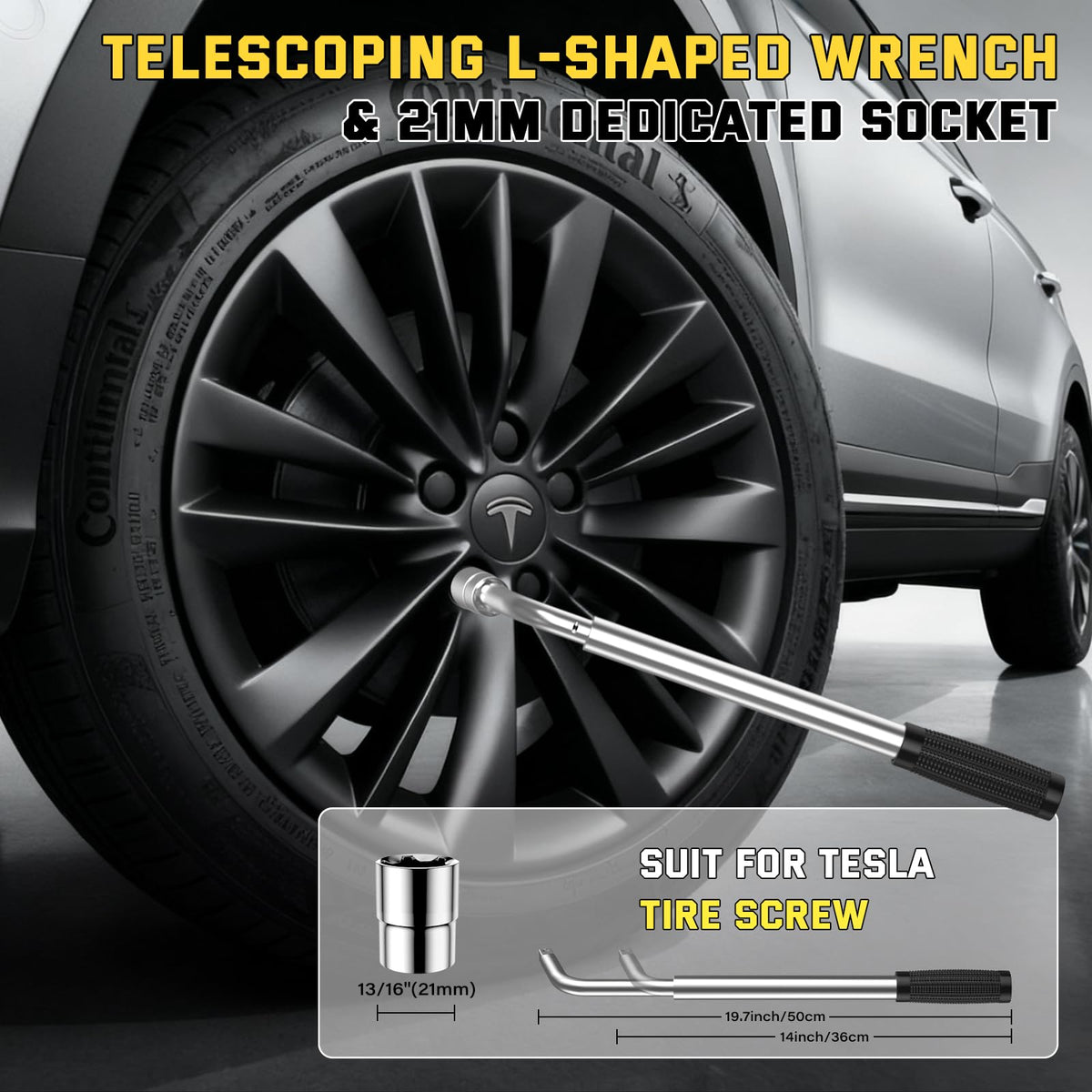 3 Ton Scissor Jack with Lug Wrench B779