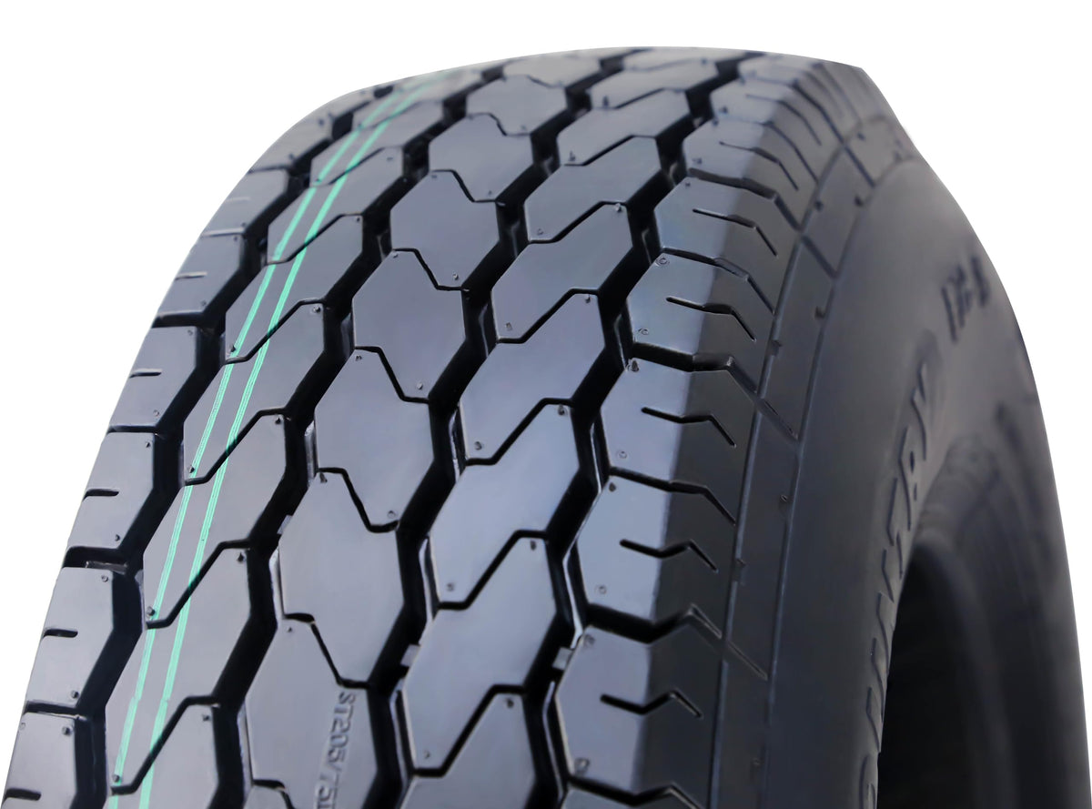 Trailer Tire Wheel ST205/75D15 6PR 101L 5X4.5 White Spoke Rim A600