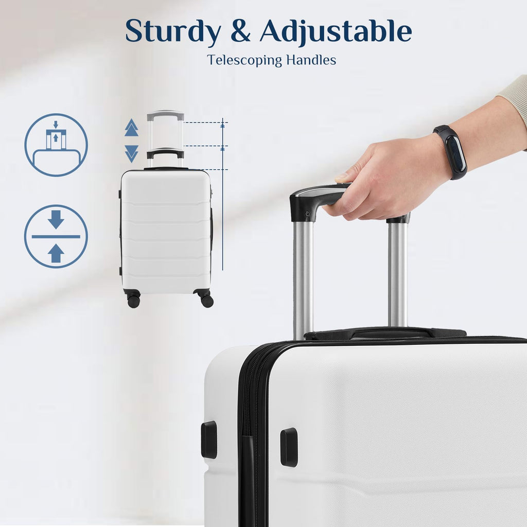 20 Inch Carry On Luggage with Spinner Wheels Y77935