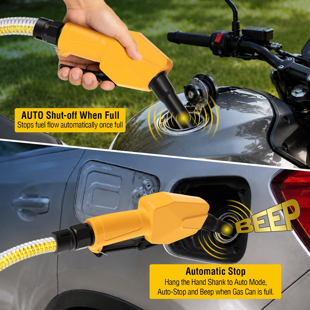 Cordless Fuel Transfer Pump with Auto-Stop Nozzle U734898