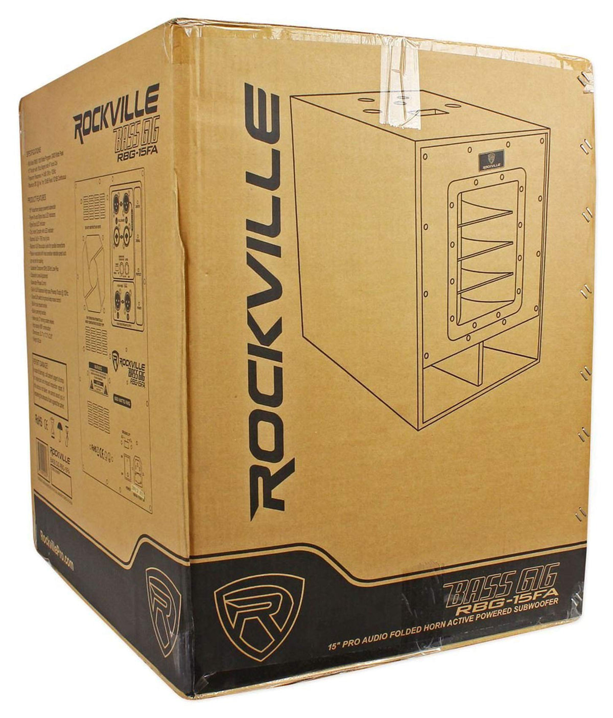 15" 2400W Powered PA Subwoofer B50727