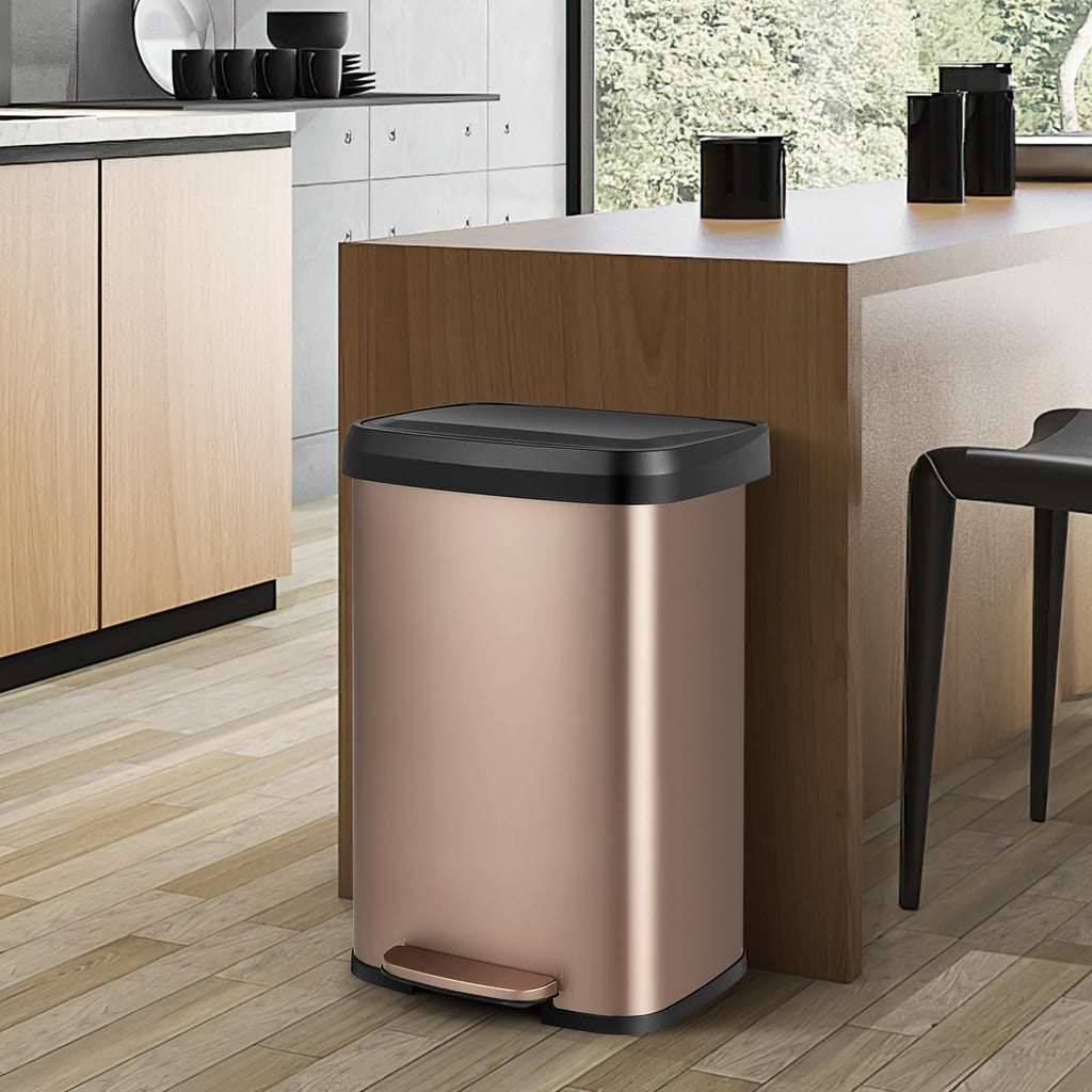 50L Stainless Steel Recycling Pedal Bin M379791