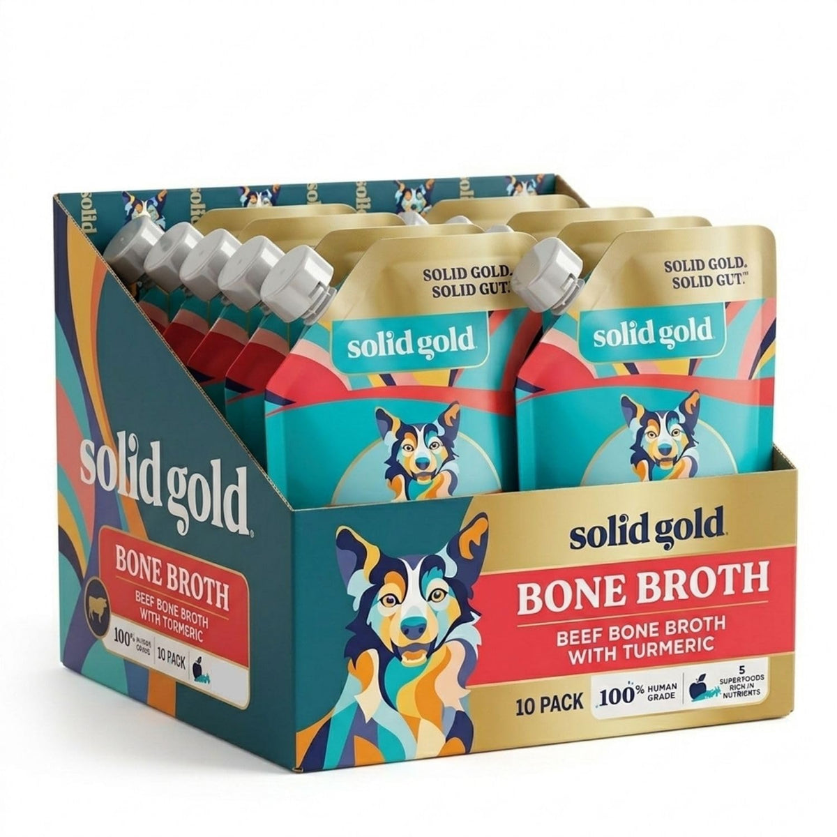 Solid Gold Beef Bone Broth for Dogs D7038