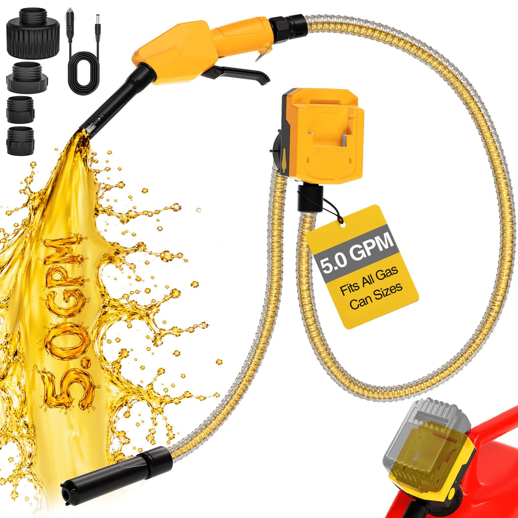 Cordless Fuel Transfer Pump with Auto-Stop Nozzle U734898