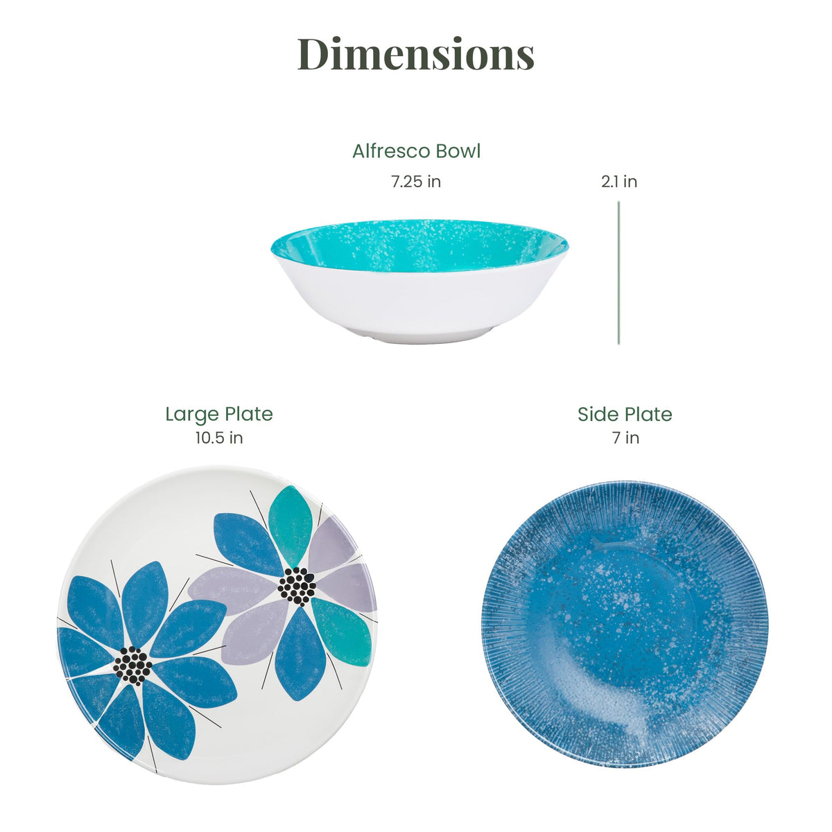 12-Piece Melamine Dinnerware Set G528