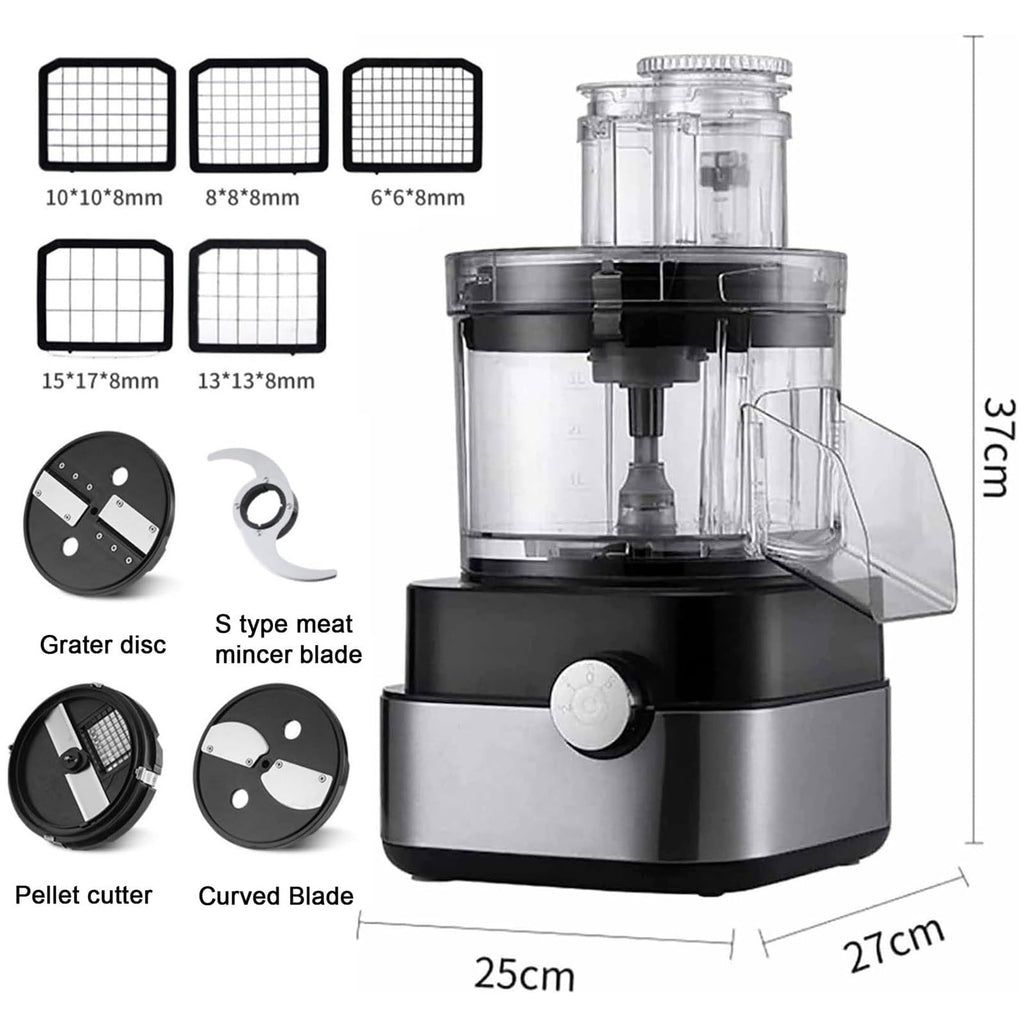 4 in 1 Electric Vegetable Dicer with Dicing Molds T302776