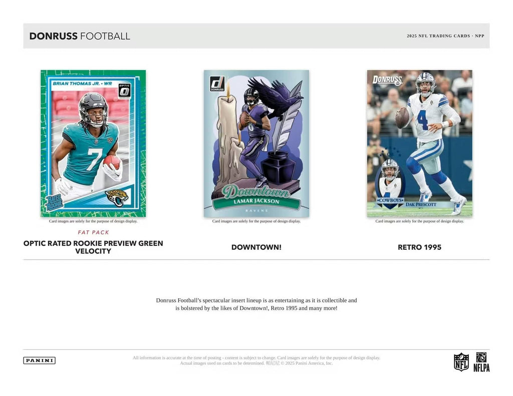 2025 Donruss Football 24-Pack Box W697