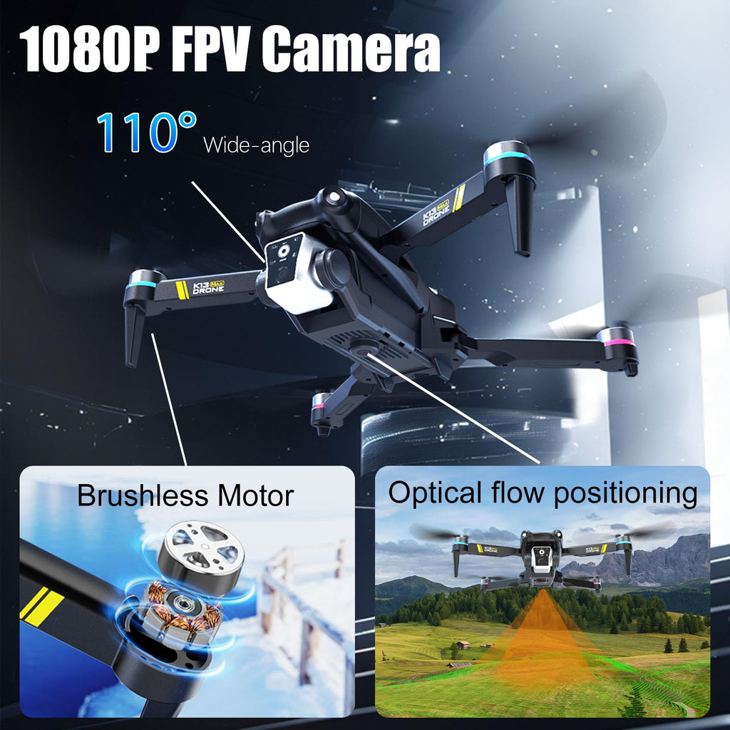 Brushless Drone with Camera, 2 Batteries Z47528
