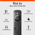 Alexa Voice Remote Pro with Remote Finder and Backlit Buttons F707