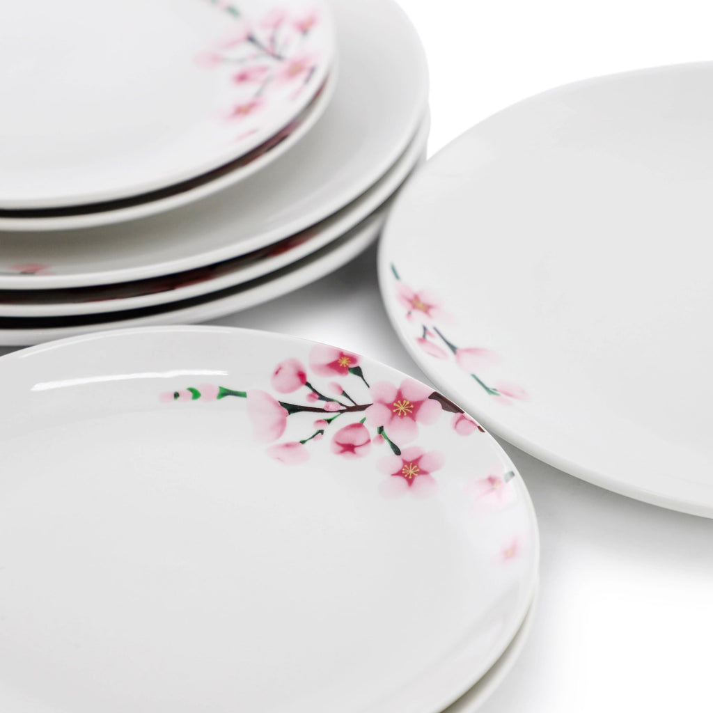 12 Piece Porcelain Dinnerware Set, Service for 4 M4479