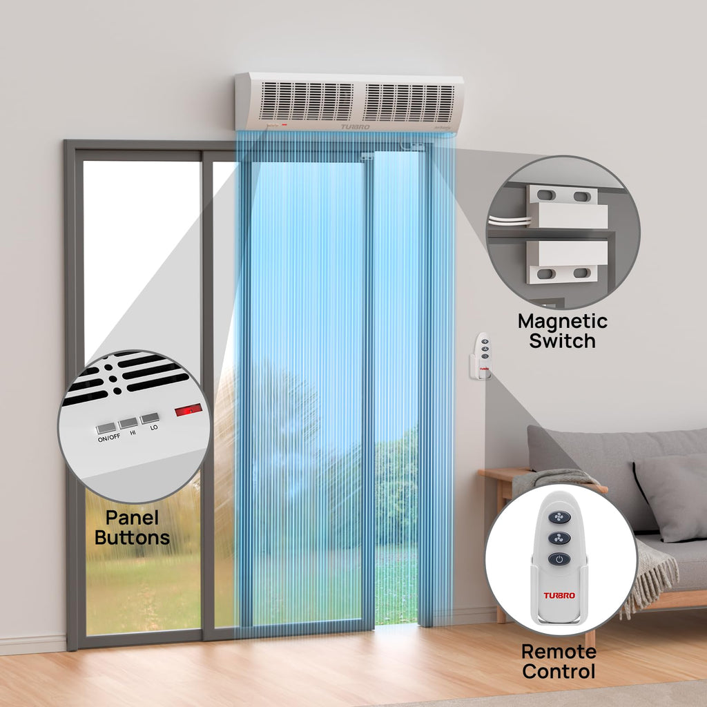 36-Inch Wall-Mounted Air Curtain Fan Y7351