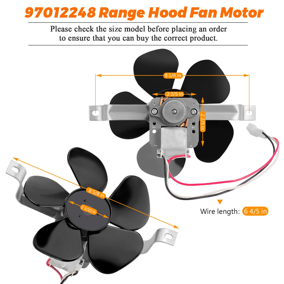 Range Hood Fan Motor C89567
