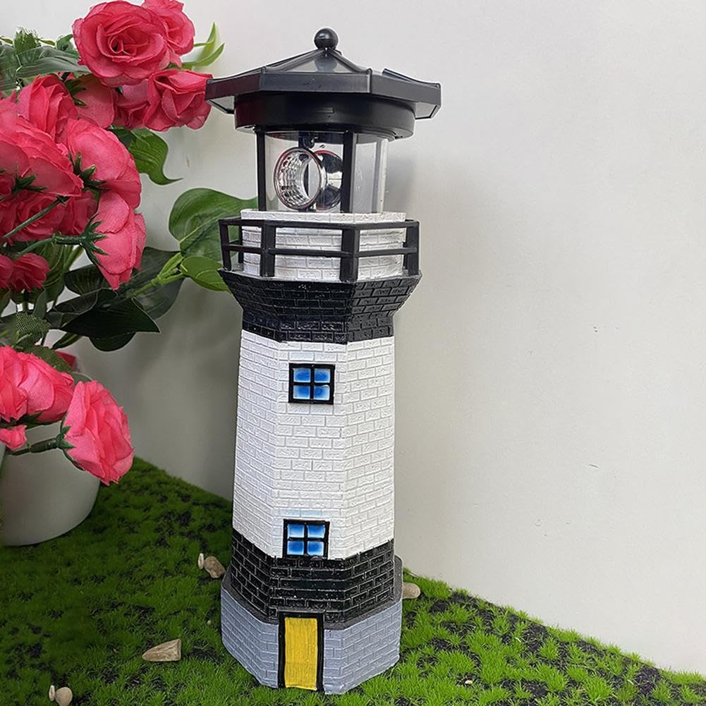 Waterproof Rotating Solar Lighthouse S214583
