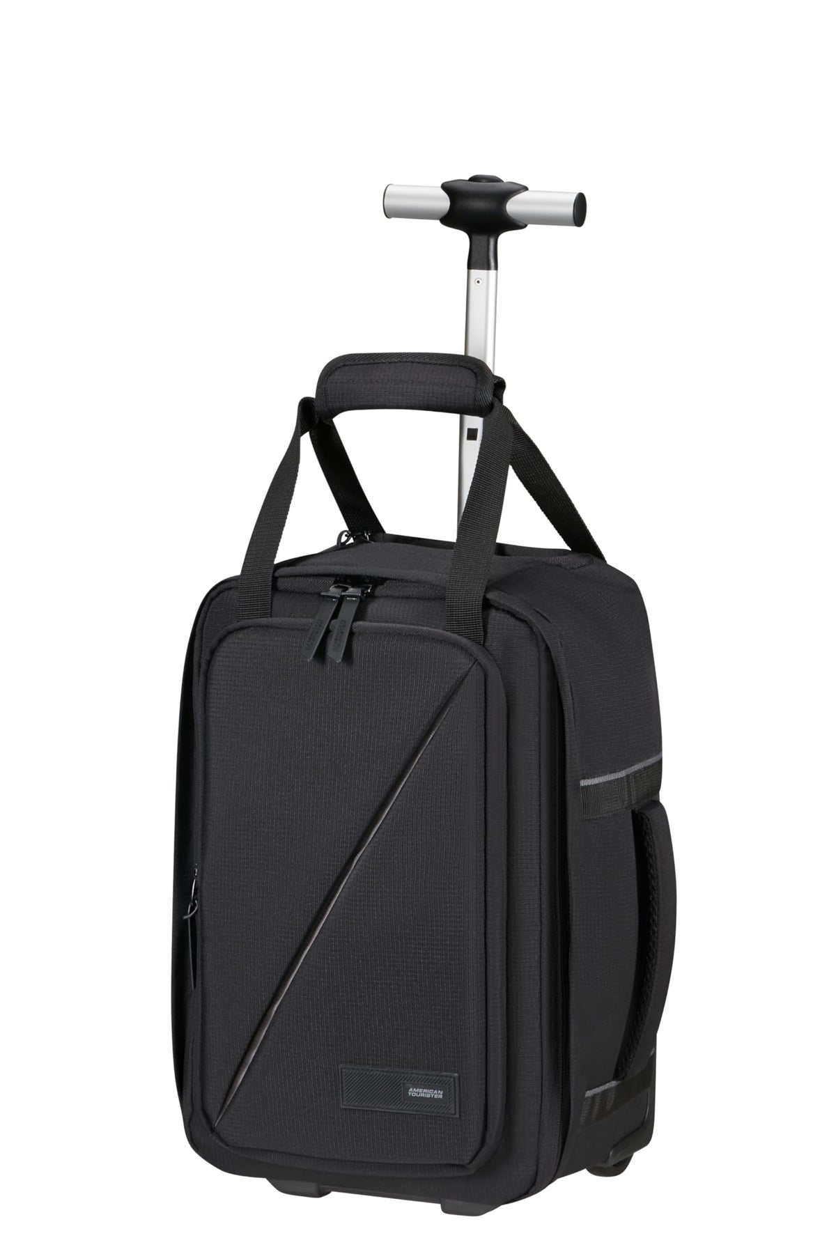 Black 38 L Wheeled Cabin Bag U298264