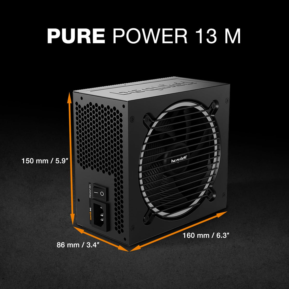 850W Fully Modular ATX 3.1 80+ Gold PSU E38745