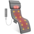 Full Body Massage Mat with Heat Detachable Neck Massager 10 Vibrating Motors J8428