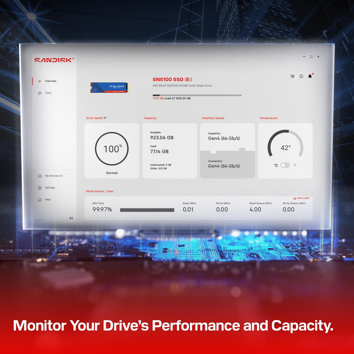 1TB NVMe M.2 2280 PCIe Gen 4.0 Internal Solid State Drive S985596