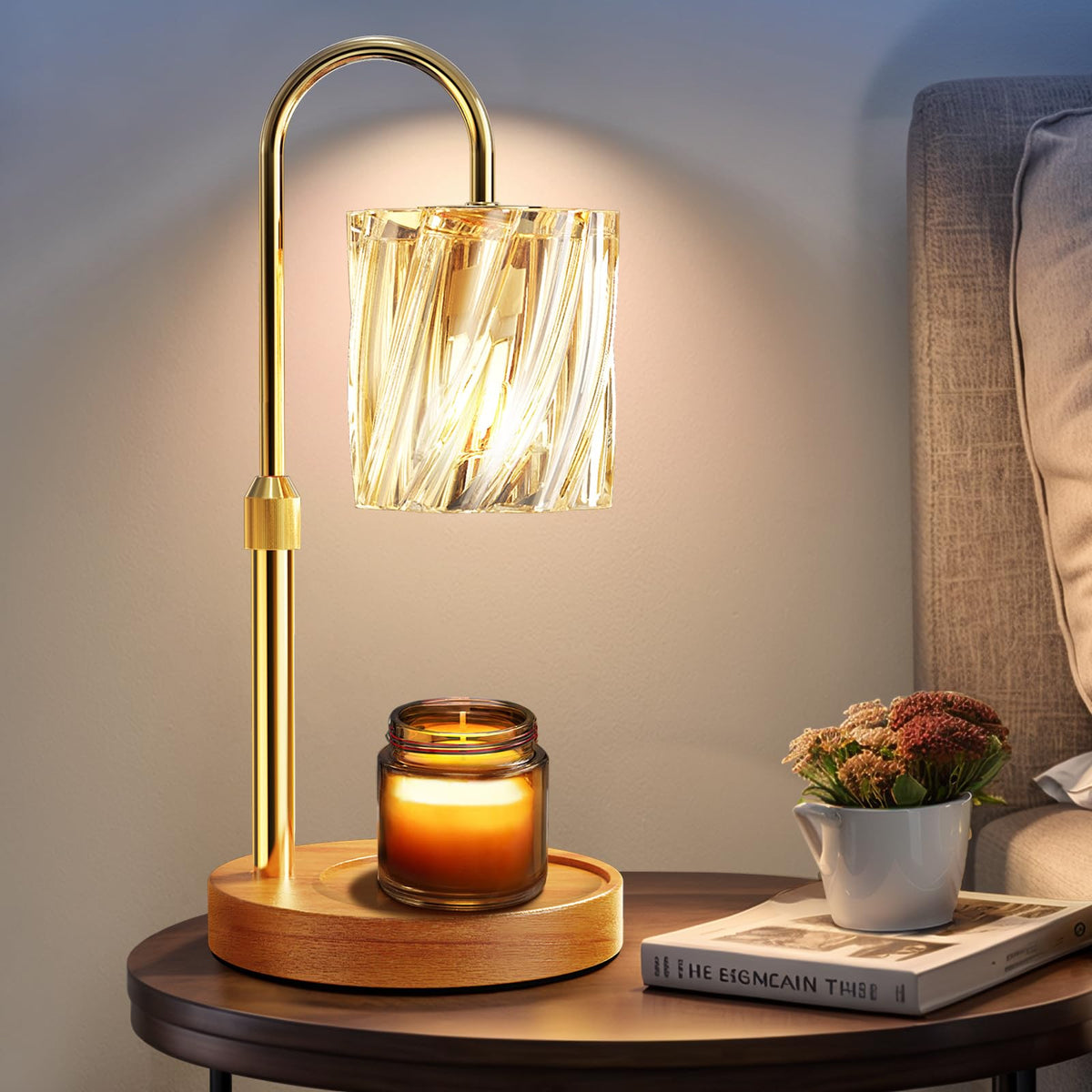 Candle Warmer Lamp with Timer Dimmer N65020