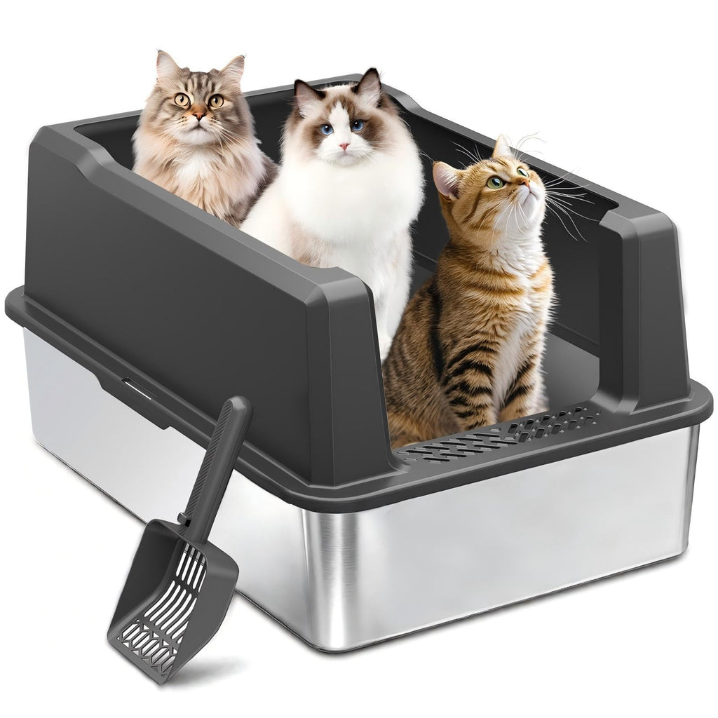 Extra Large Stainless Steel Litter Box S491936
