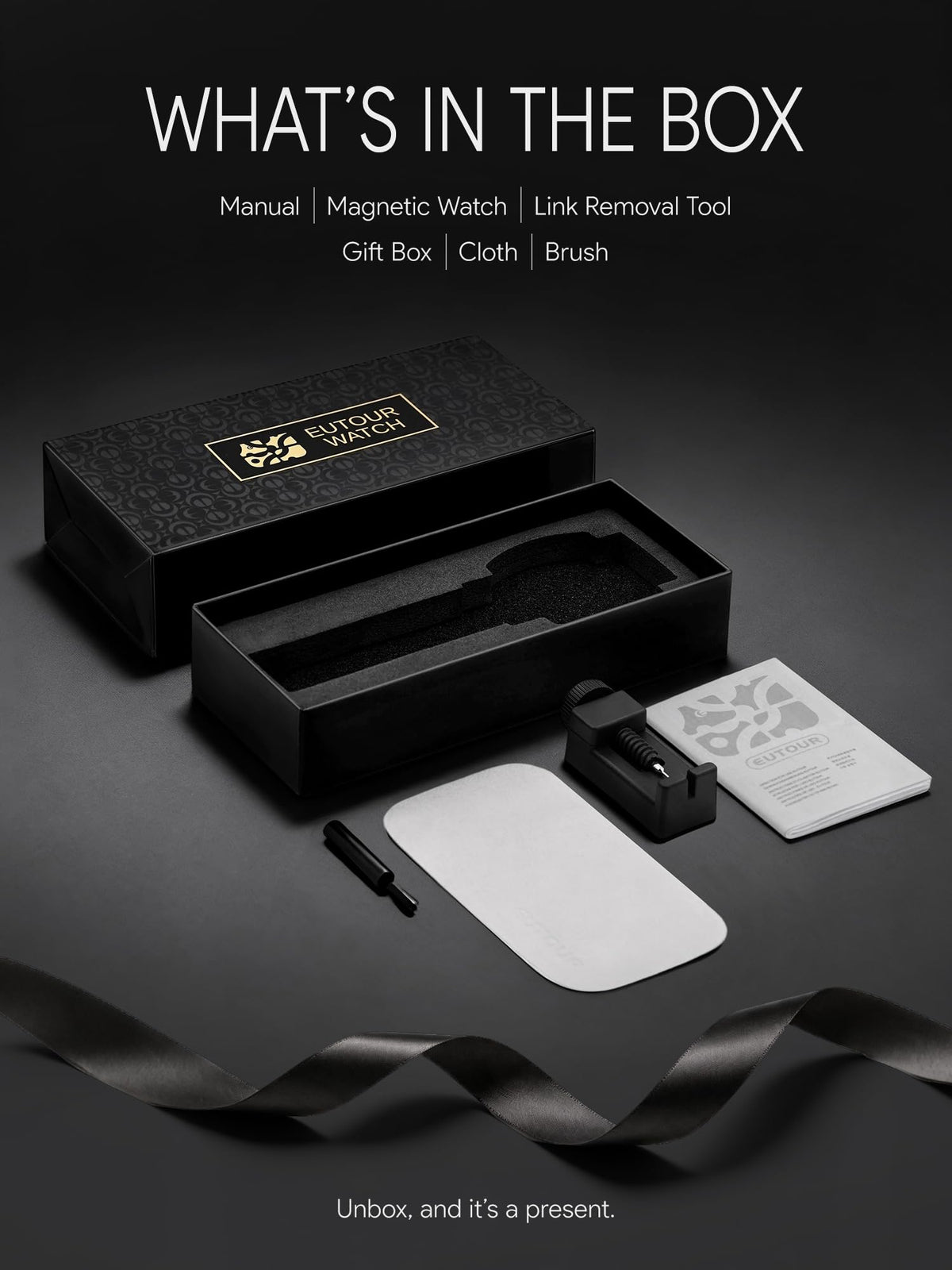 Magnetic Watch 40mm 20mm Strap L40192