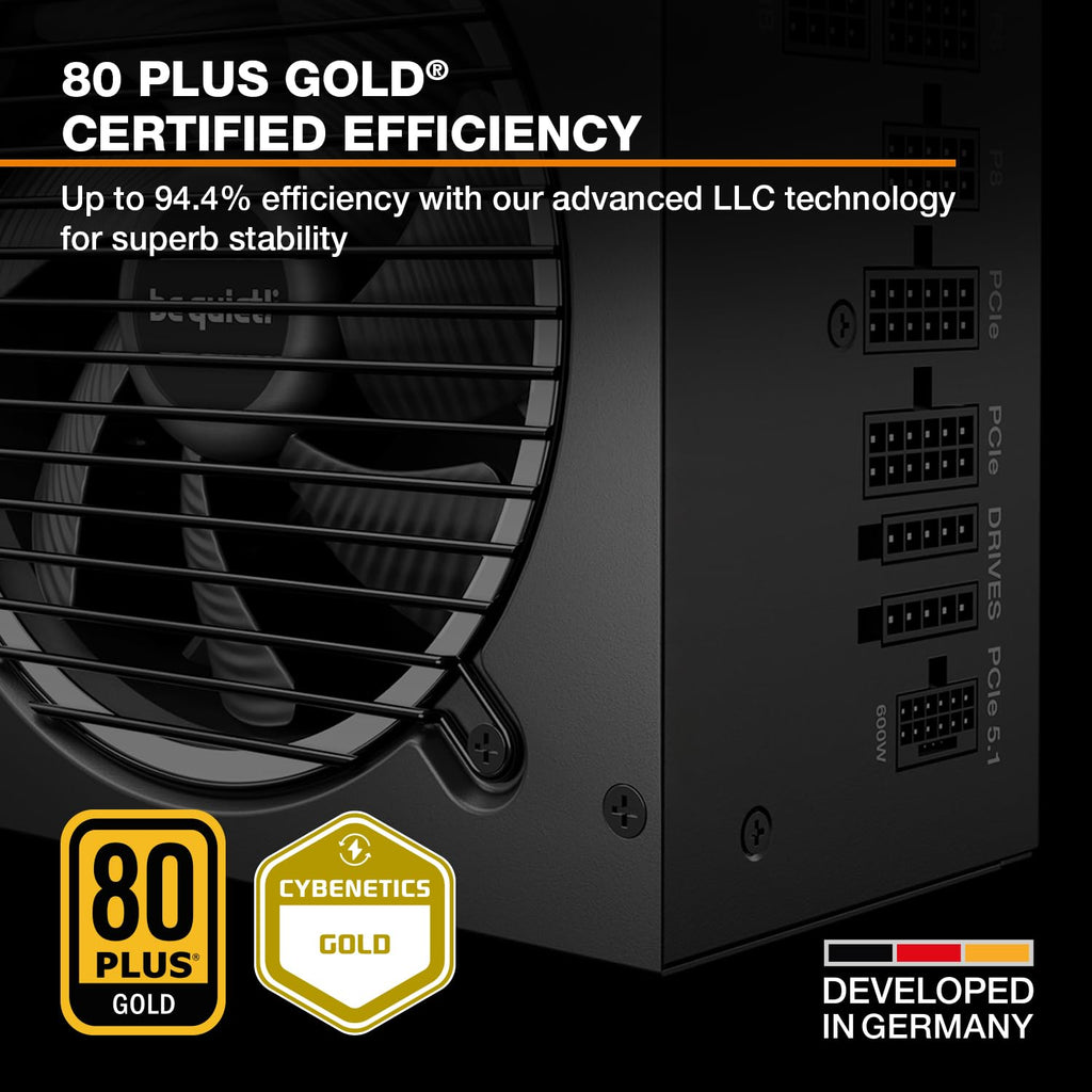 850W Fully Modular ATX 3.1 80+ Gold PSU E38745