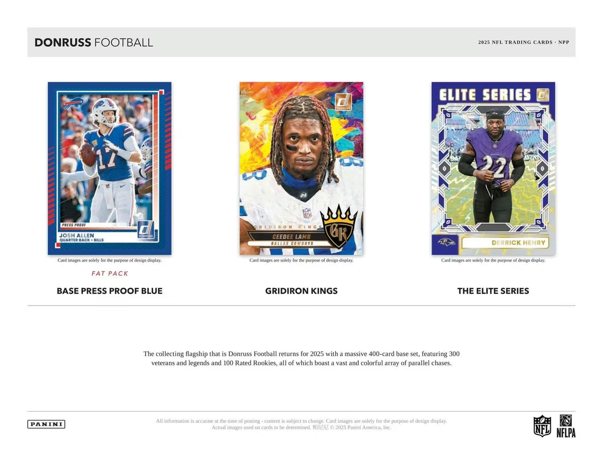 2025 Donruss Football 24-Pack Box W697
