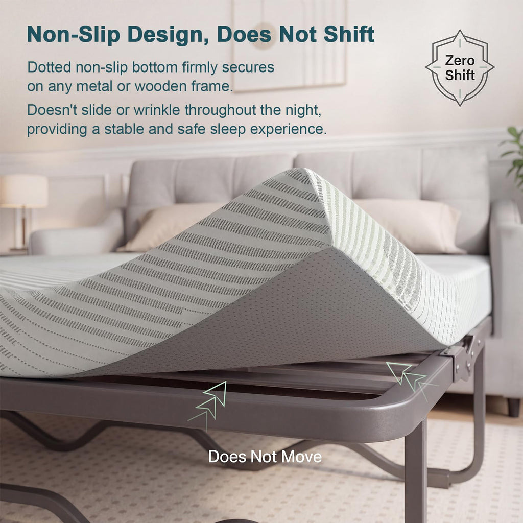 4 Inch Memory Foam Sofa Bed Mattress with Removable Washable Cover X32719
