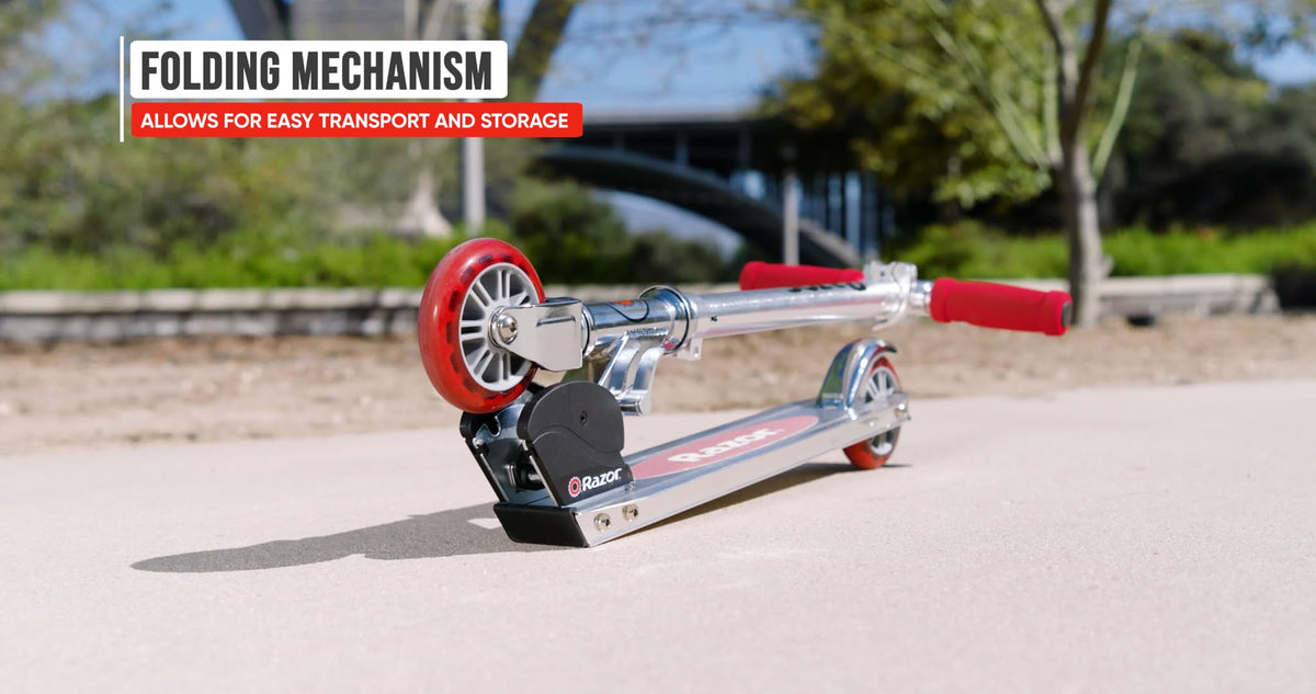 Kick Scooter for Kids - Lightweight, Foldable, Aluminum Frame, Adjustable Handlebars Y36140