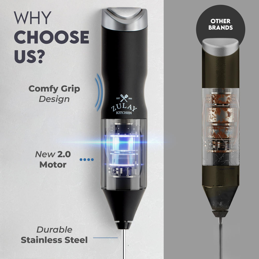 Handheld Milk Frother with AA Batteries C751