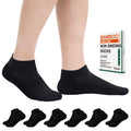 6 Pairs Low Cut Non Binding Bamboo Seamless Socks D488