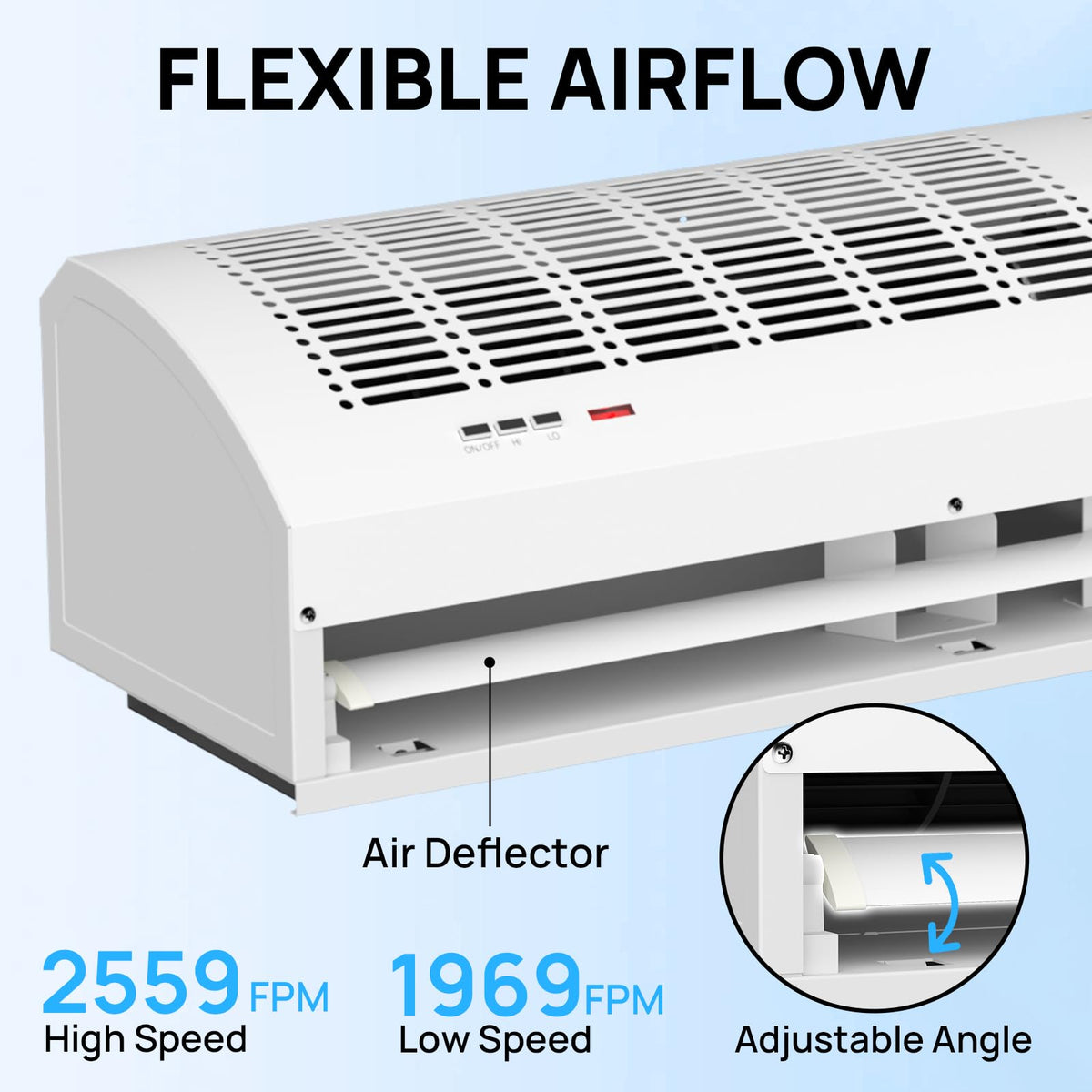 36-Inch Wall-Mounted Air Curtain Fan Y7351