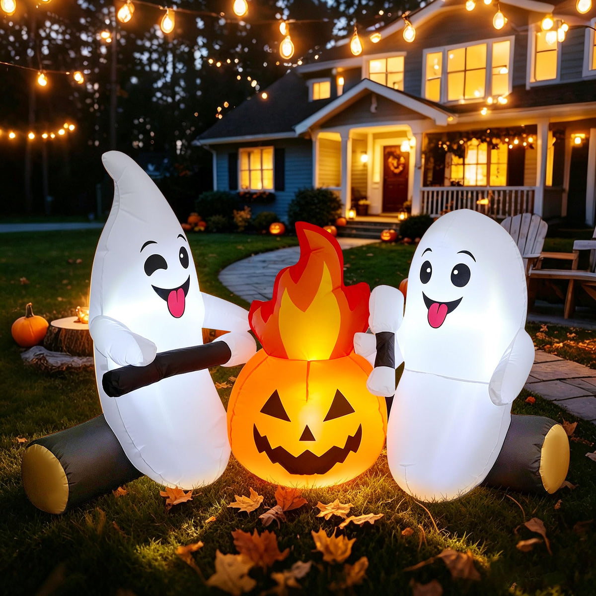 6FT Halloween Inflatable Ghost G62332