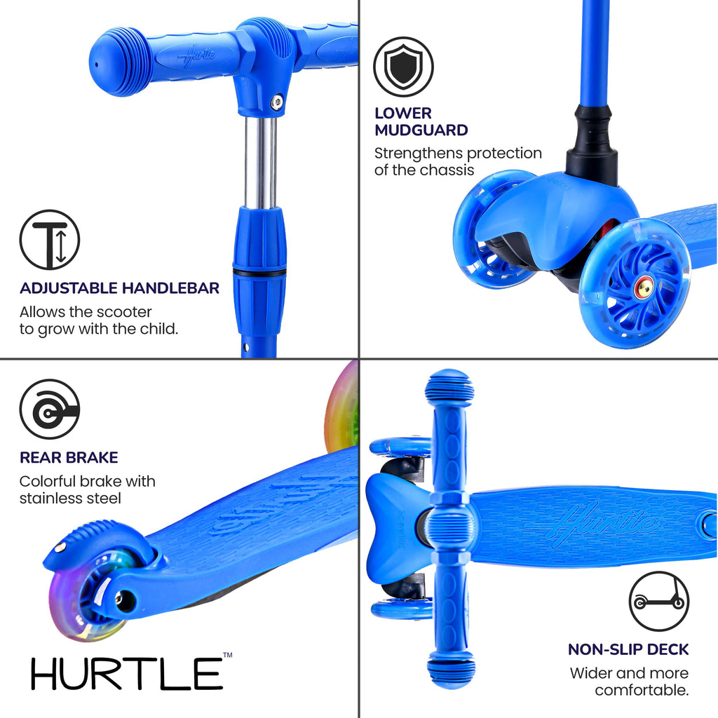 3 Wheel Kids Scooter with LED Wheels L9850