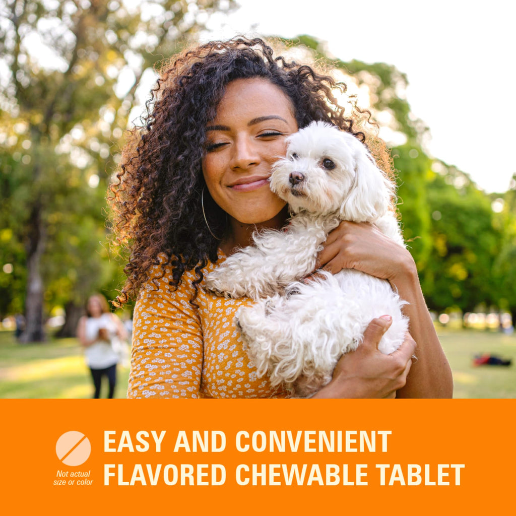 7 Way DeWormer for Small Dogs 6-25 lbs (6 Count) + Flea and Tick Prevention for Small Dogs 4-10 lbs (4 Count) Bundle J9684