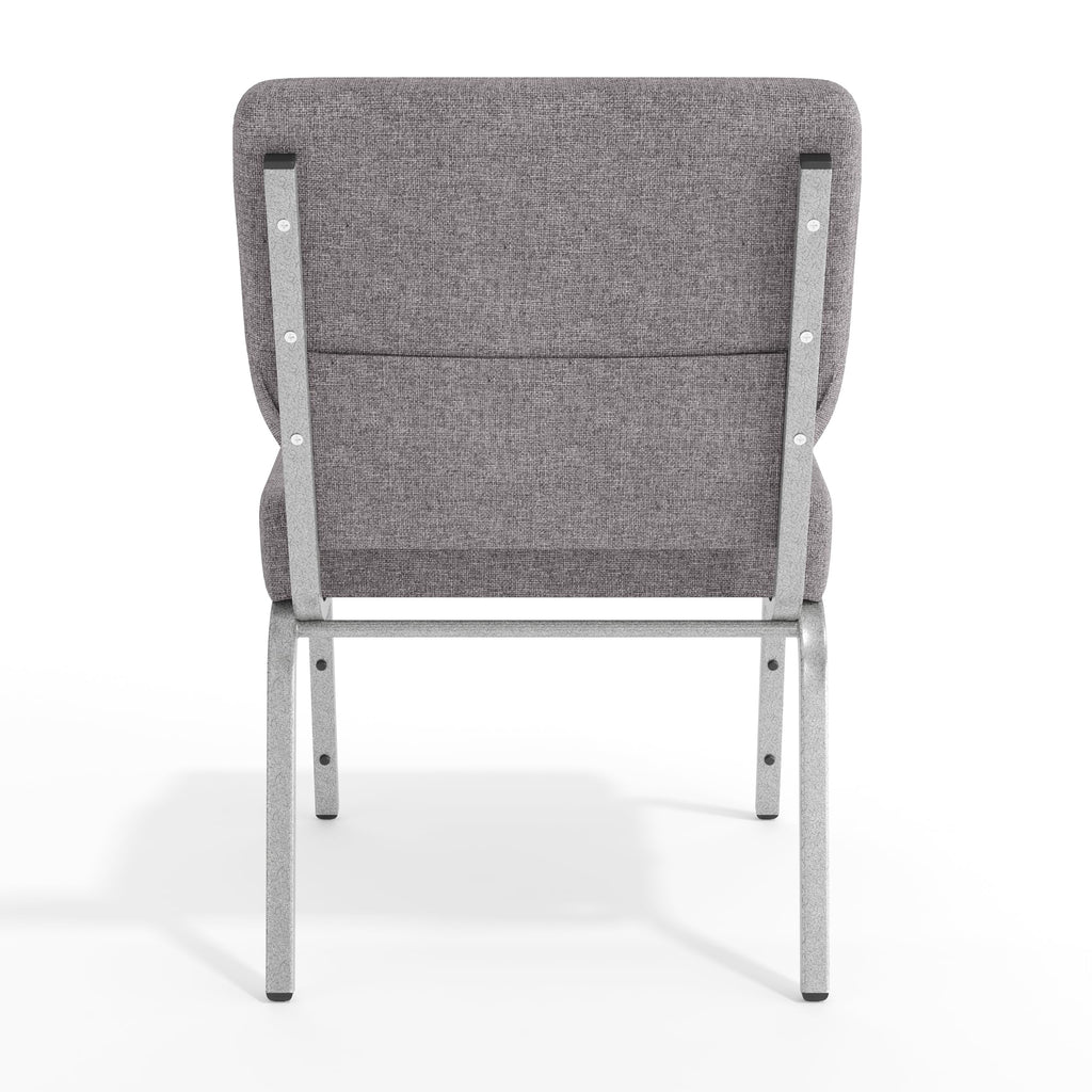 4 Pack Stacking Church Chair in Gray Fabric R110910