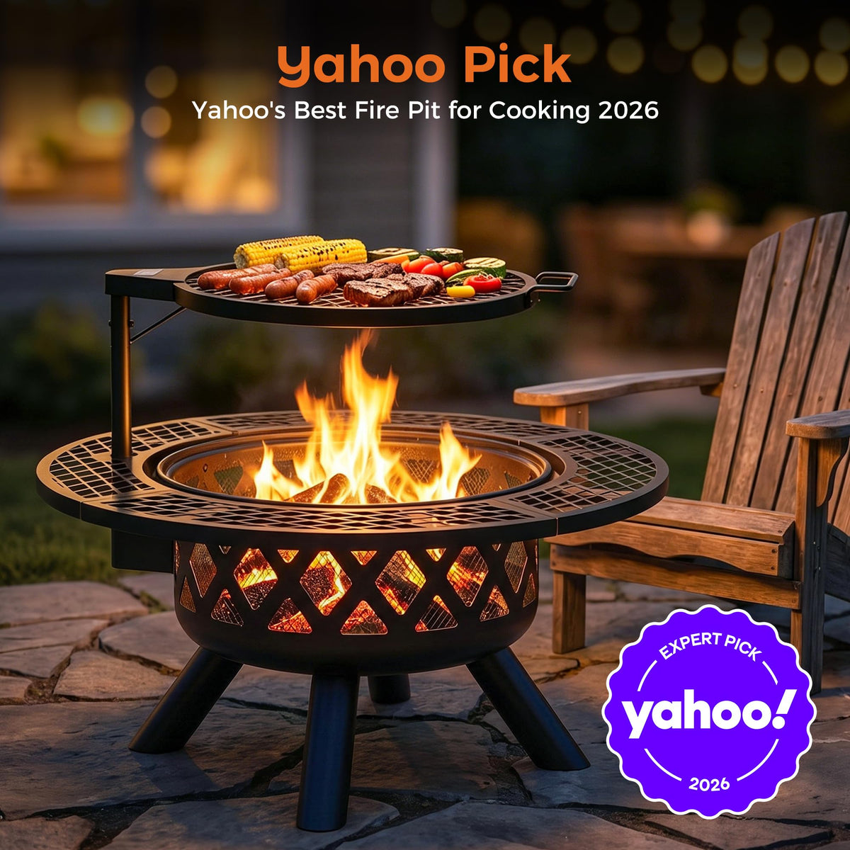 32 Inch Wood Burning Fire Pit A1811