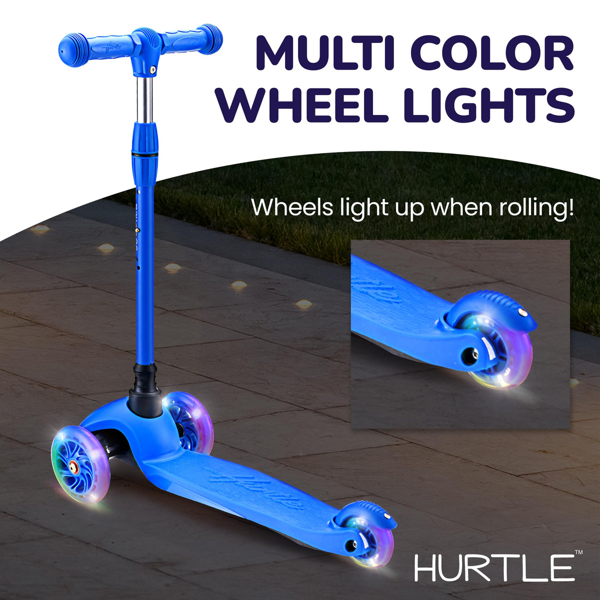 3 Wheel Kids Scooter with LED Wheels L9850
