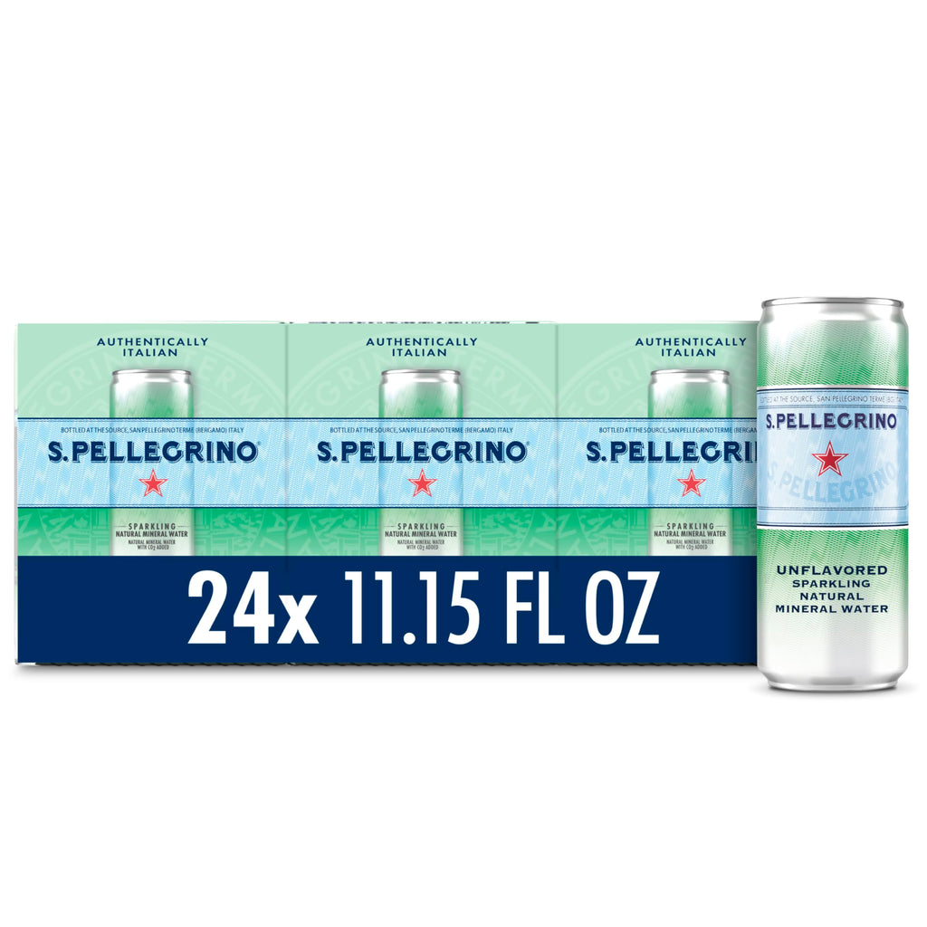 Sparkling Natural Mineral Water 11.15 Fl. Oz (Pack of 24) U75393