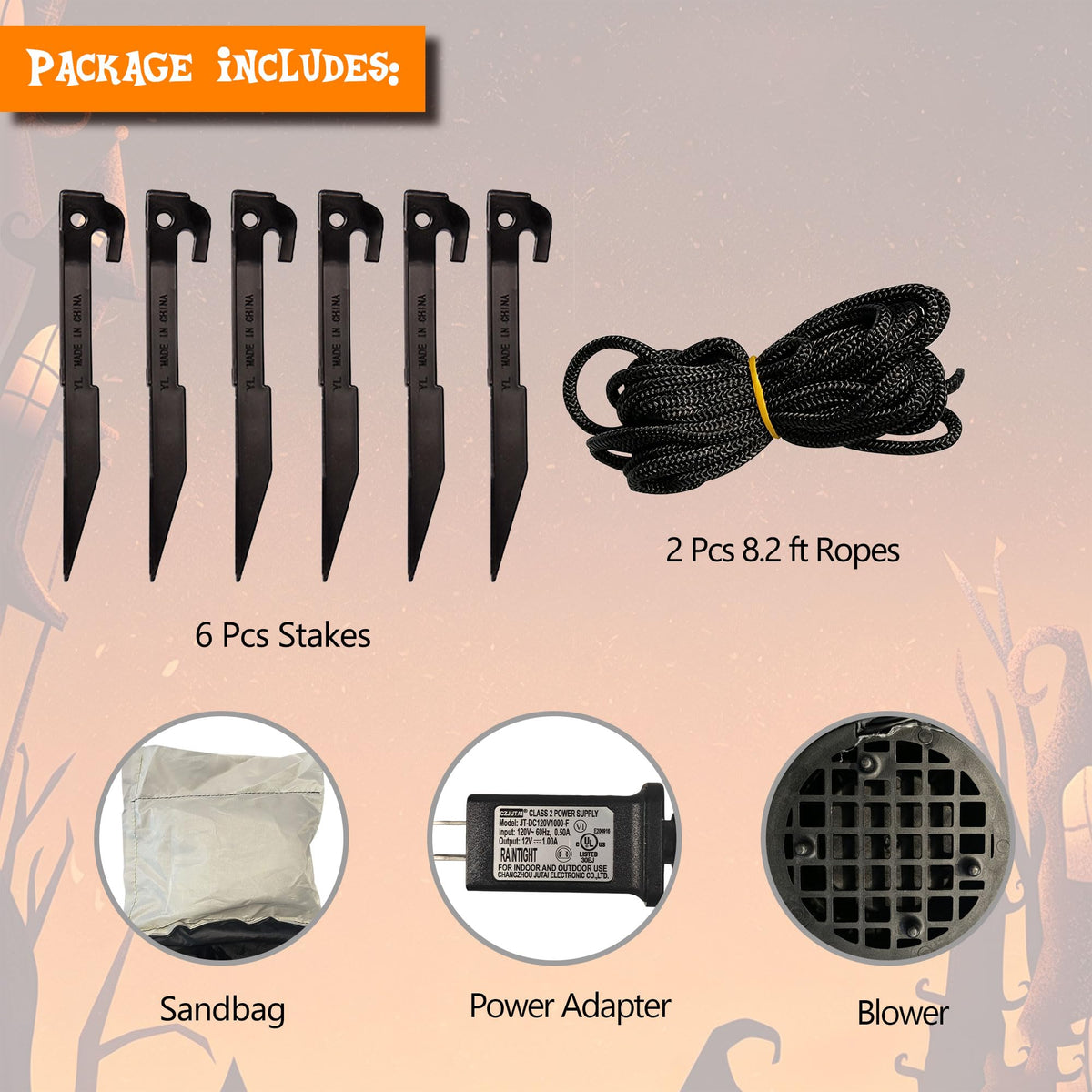 6FT Halloween Inflatable Ghost G62332