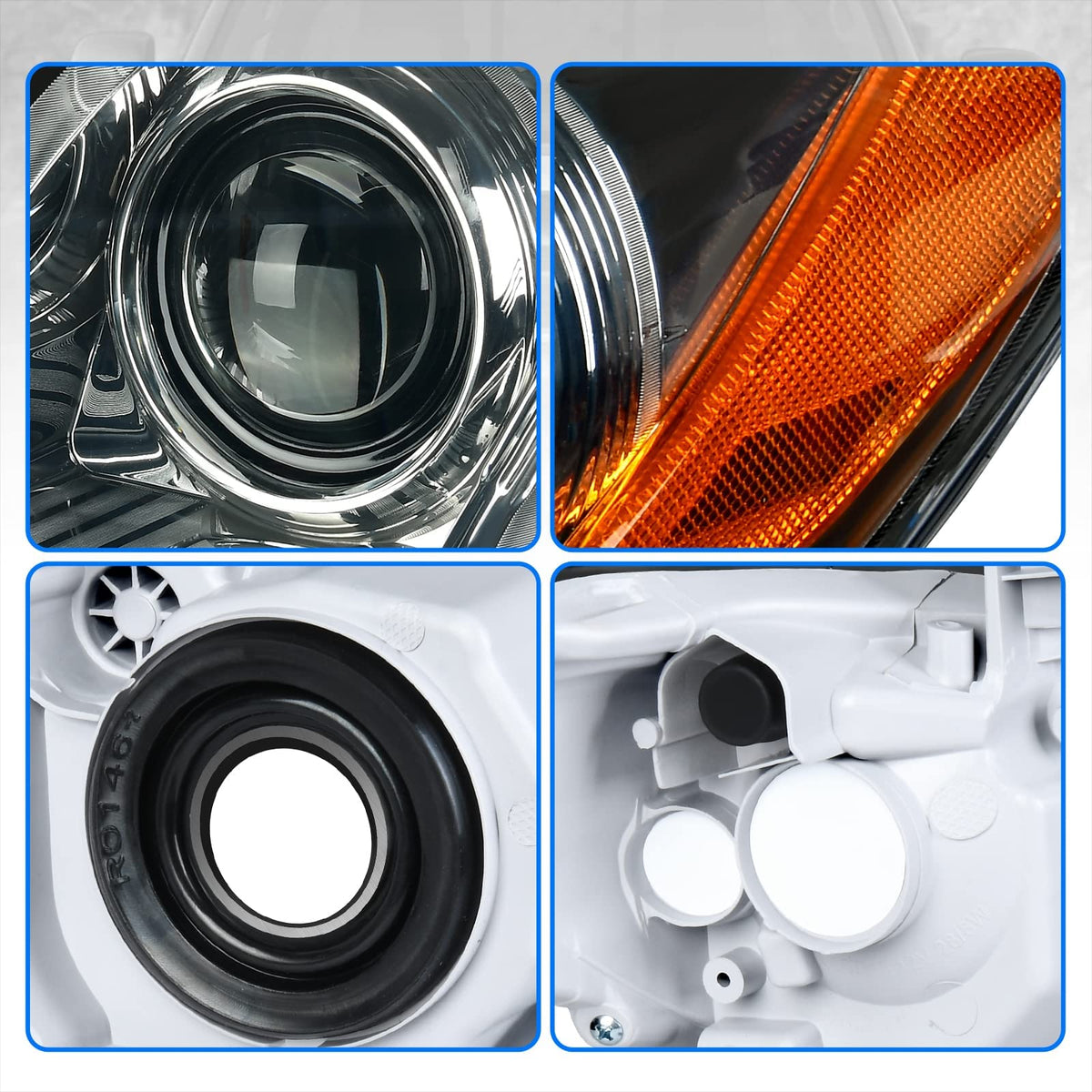 Chrome Housing Headlights X818465