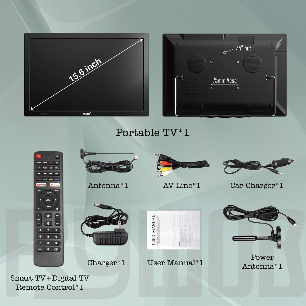 15.6" Rechargeable Battery TV M11024