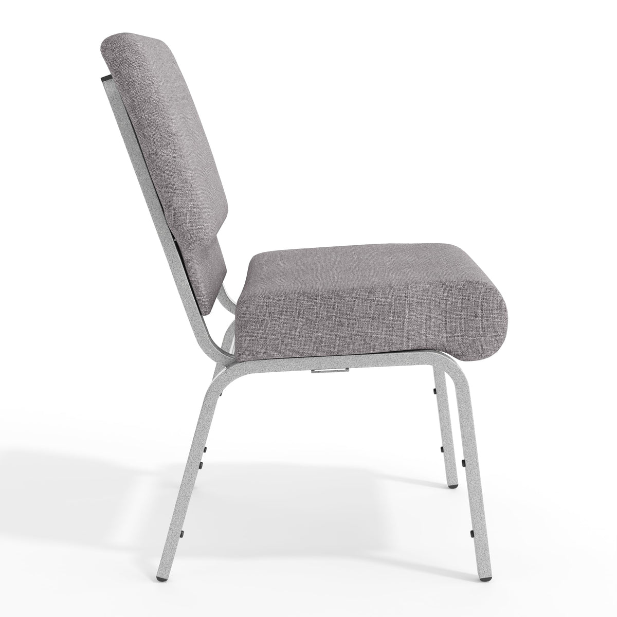 4 Pack Stacking Church Chair in Gray Fabric R110910