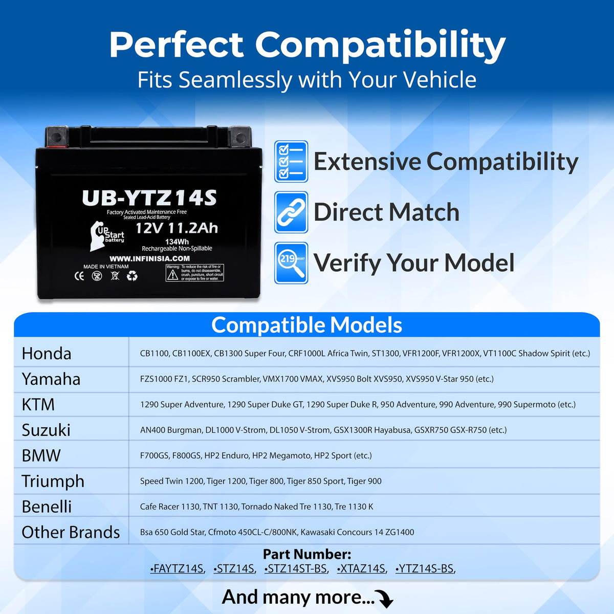 12V 11.2Ah AGM SLA Battery P599