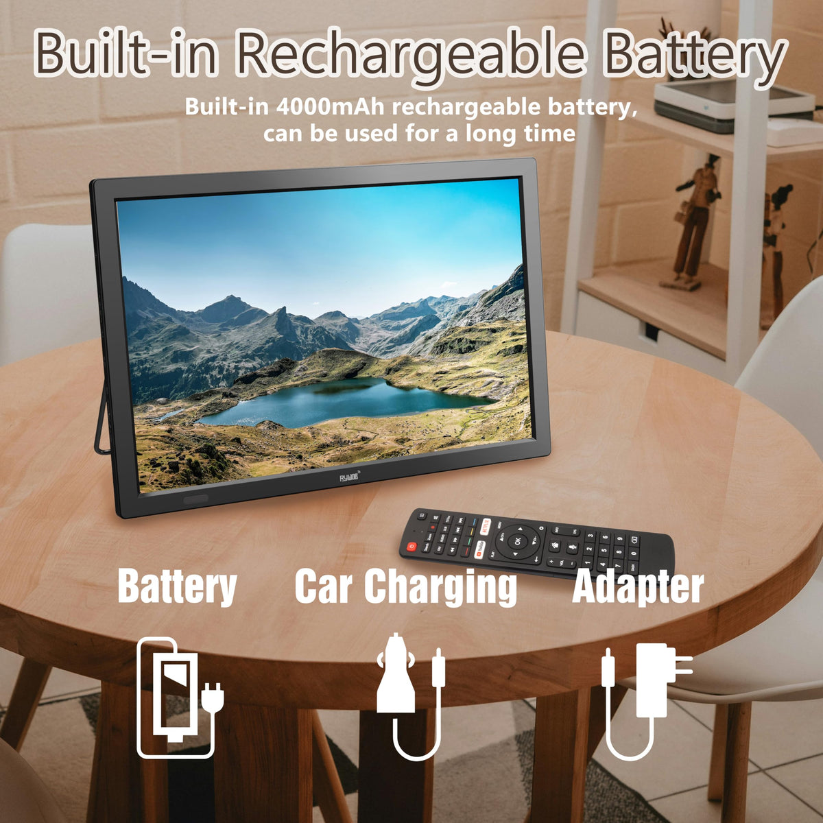 15.6" Rechargeable Battery TV M11024