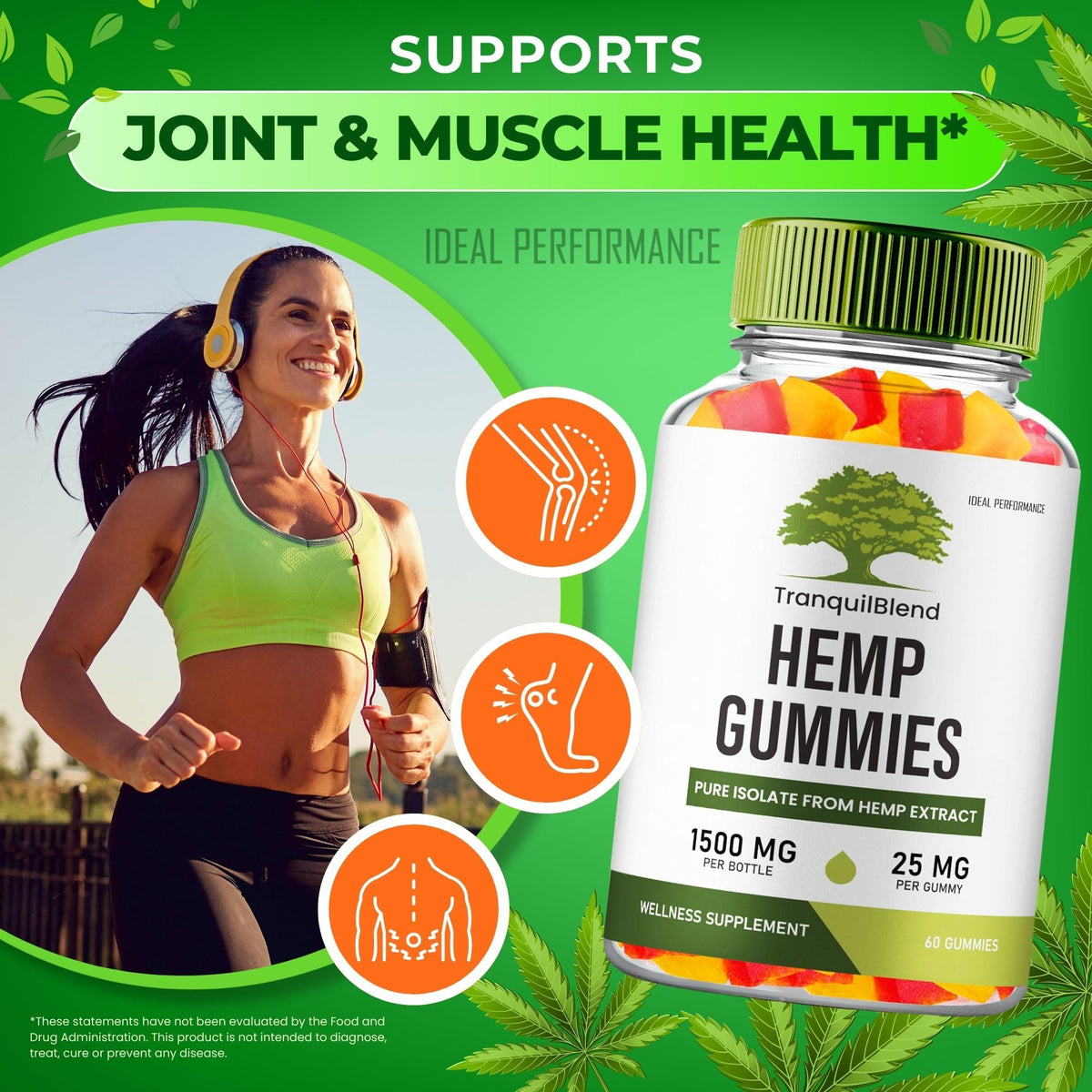 60 Gummies Hemp Gummies with Hemp Seeds Organic Extract G902913