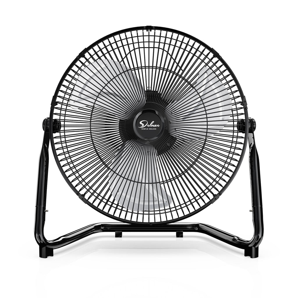 20 Inch 3-Speed High Velocity Metal Floor Fan W4383