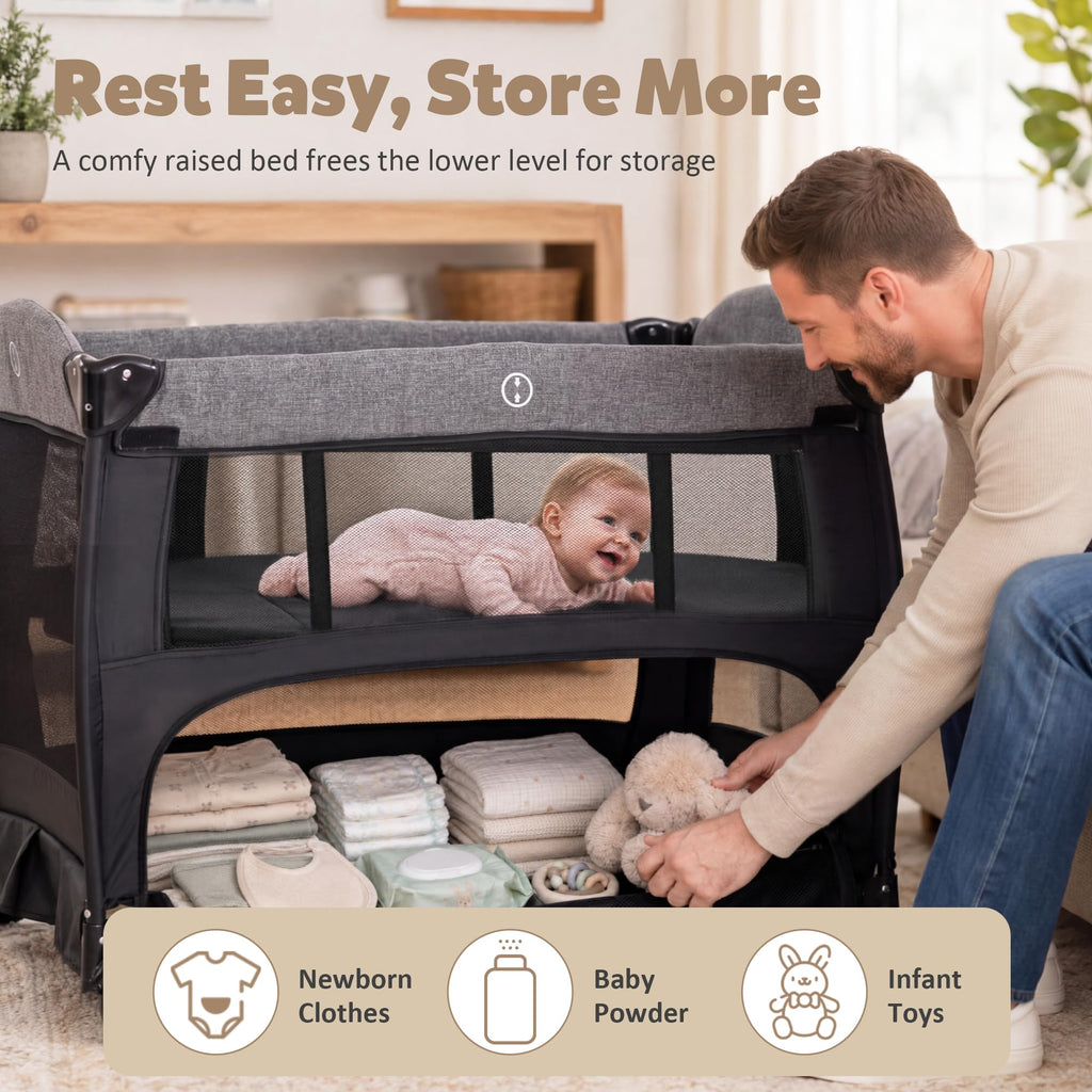 Baby Pack and Play with Bassinet H710