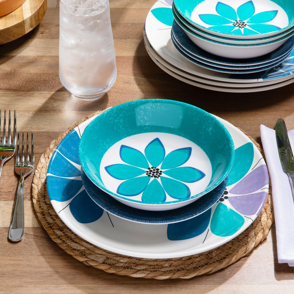 12-Piece Melamine Dinnerware Set G528