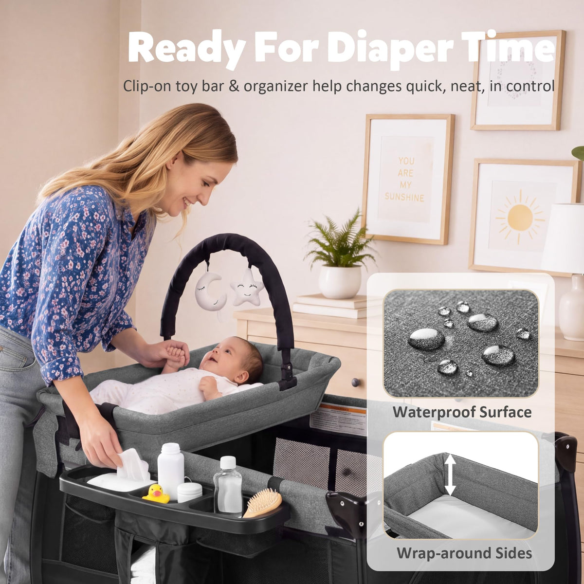 Baby Pack and Play with Bassinet H710