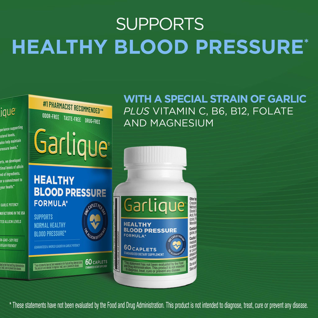Odorless Vegan Garlic Extract Supplement 60 Caplets J563428